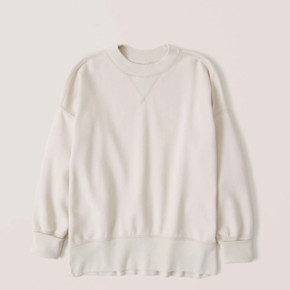 NWT! Abercrombie & Fitch crewneck tunic sweatshirt